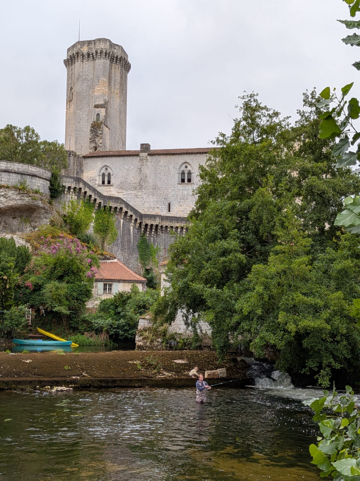 The abbey and river at Brantôme